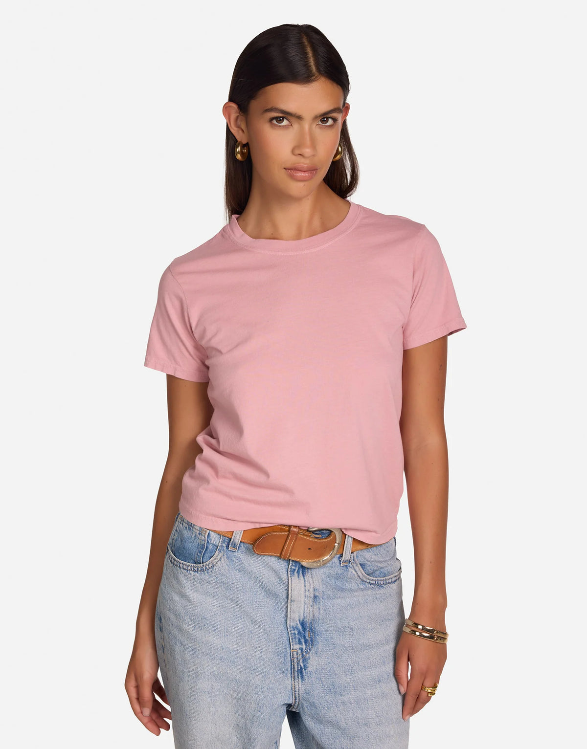 Michael Lauren Darth Tee in Rose Dust