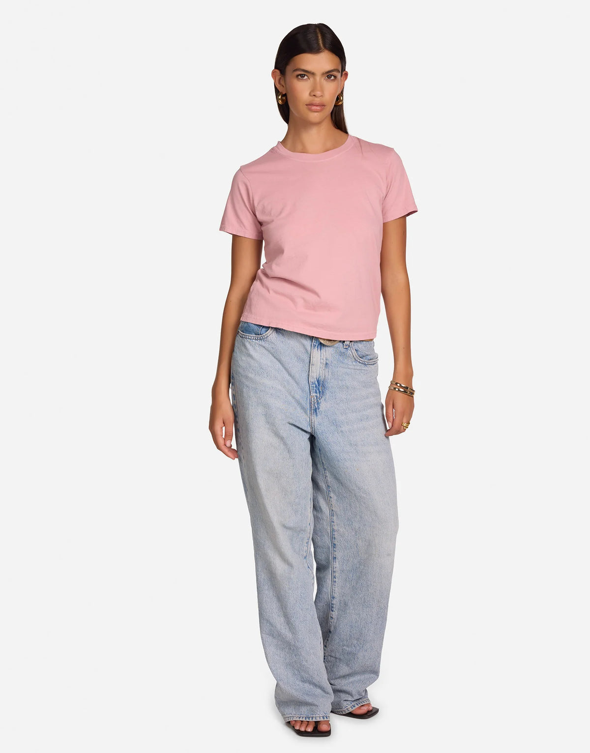 Michael Lauren Darth Tee in Rose Dust