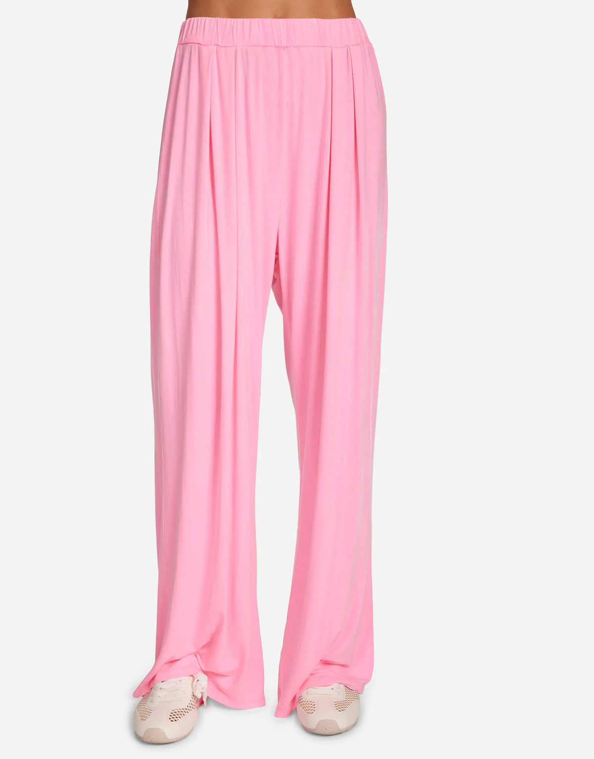 Michael Lauren Vox Neon Pink Pleated Pants