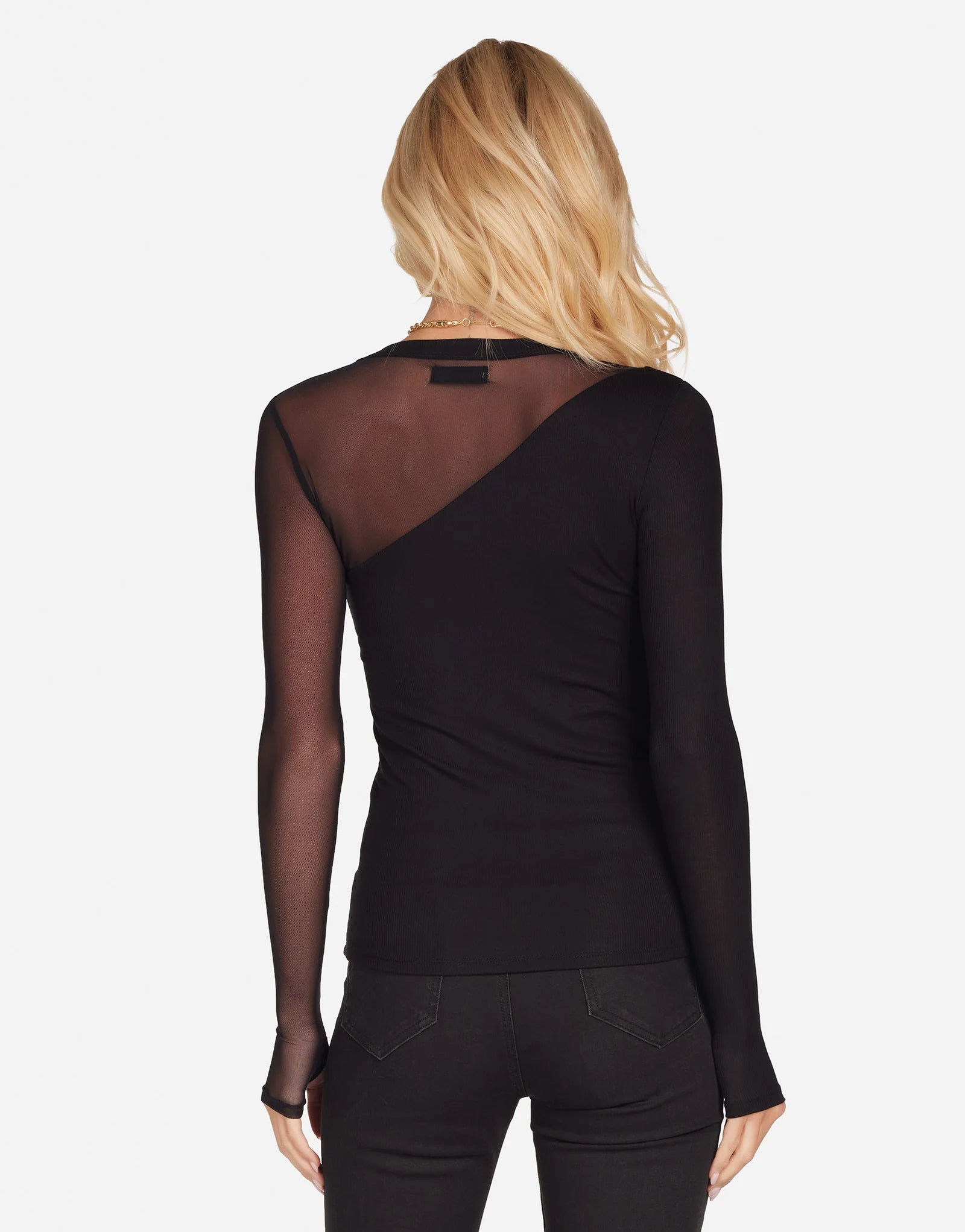 Michael Lauren Solita Mesh Top