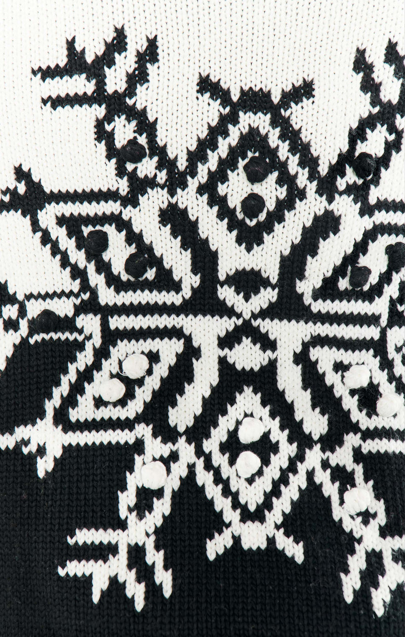 Show Me Your Mumu Stowe Sweater Snowflake Knit