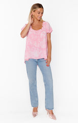 Show Me Your Mumu Brunch Top Sweet Pink