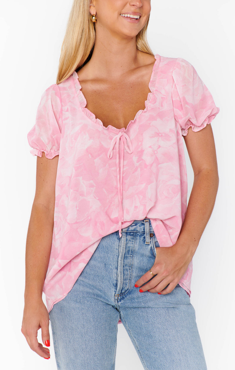 Show Me Your Mumu Brunch Top Sweet Pink*FEBRUARY PRE-ORDER*