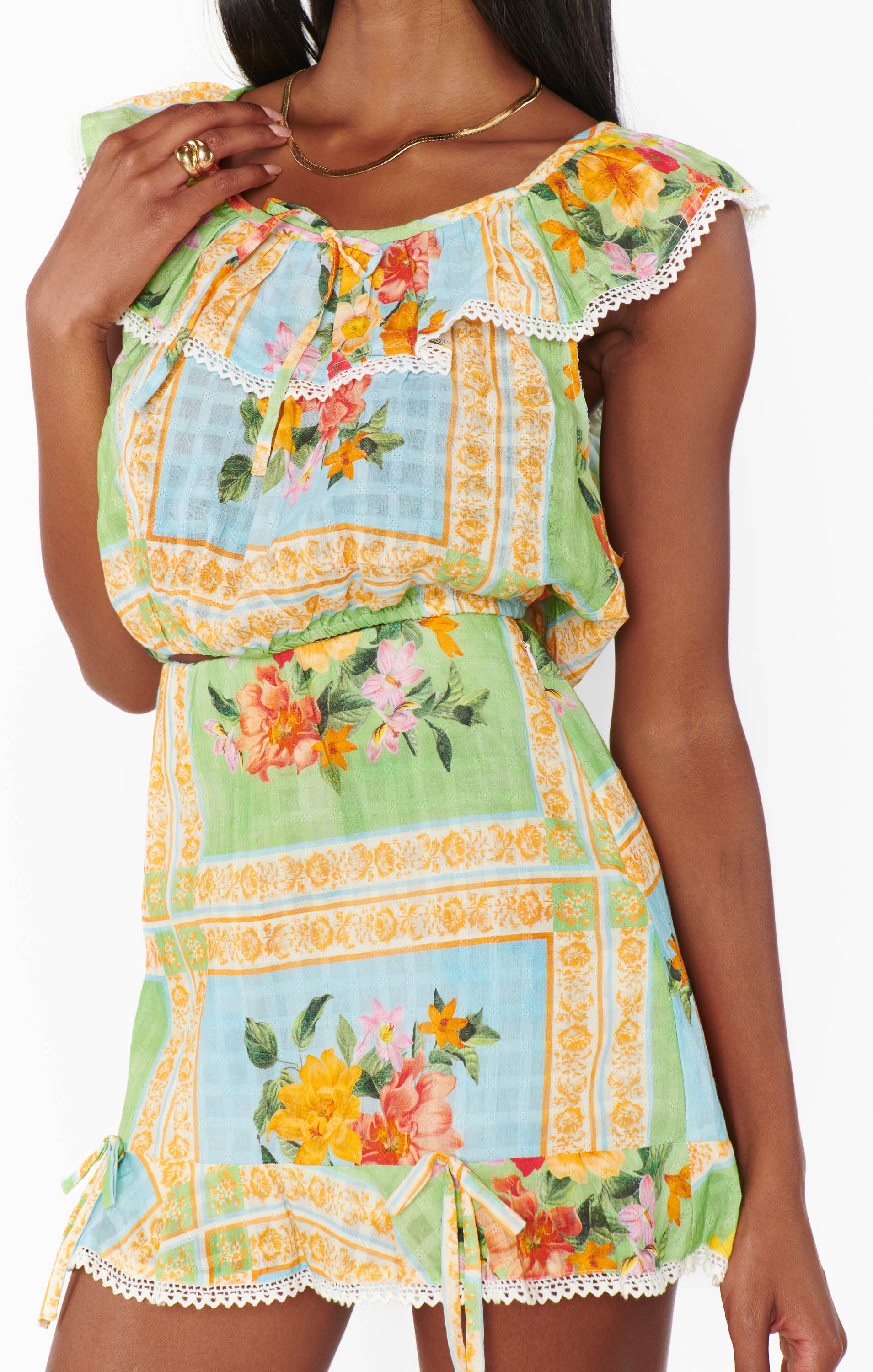 Show Me Your Mumu All Night Ruffle Skort County Bouquet