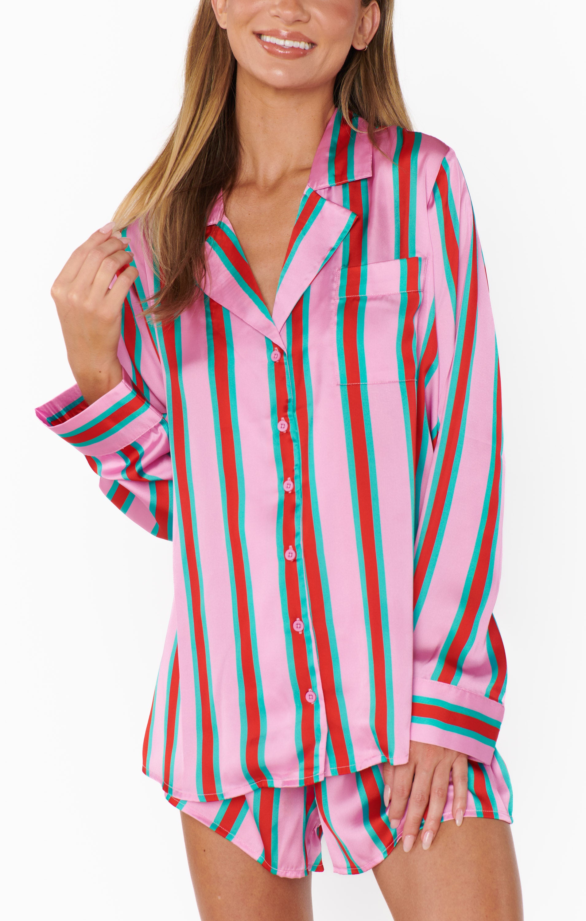 Show Me Your Mumu Beauty Sleep PJ Set Porto Stripe Silky*MARCH PRE-ORDER*