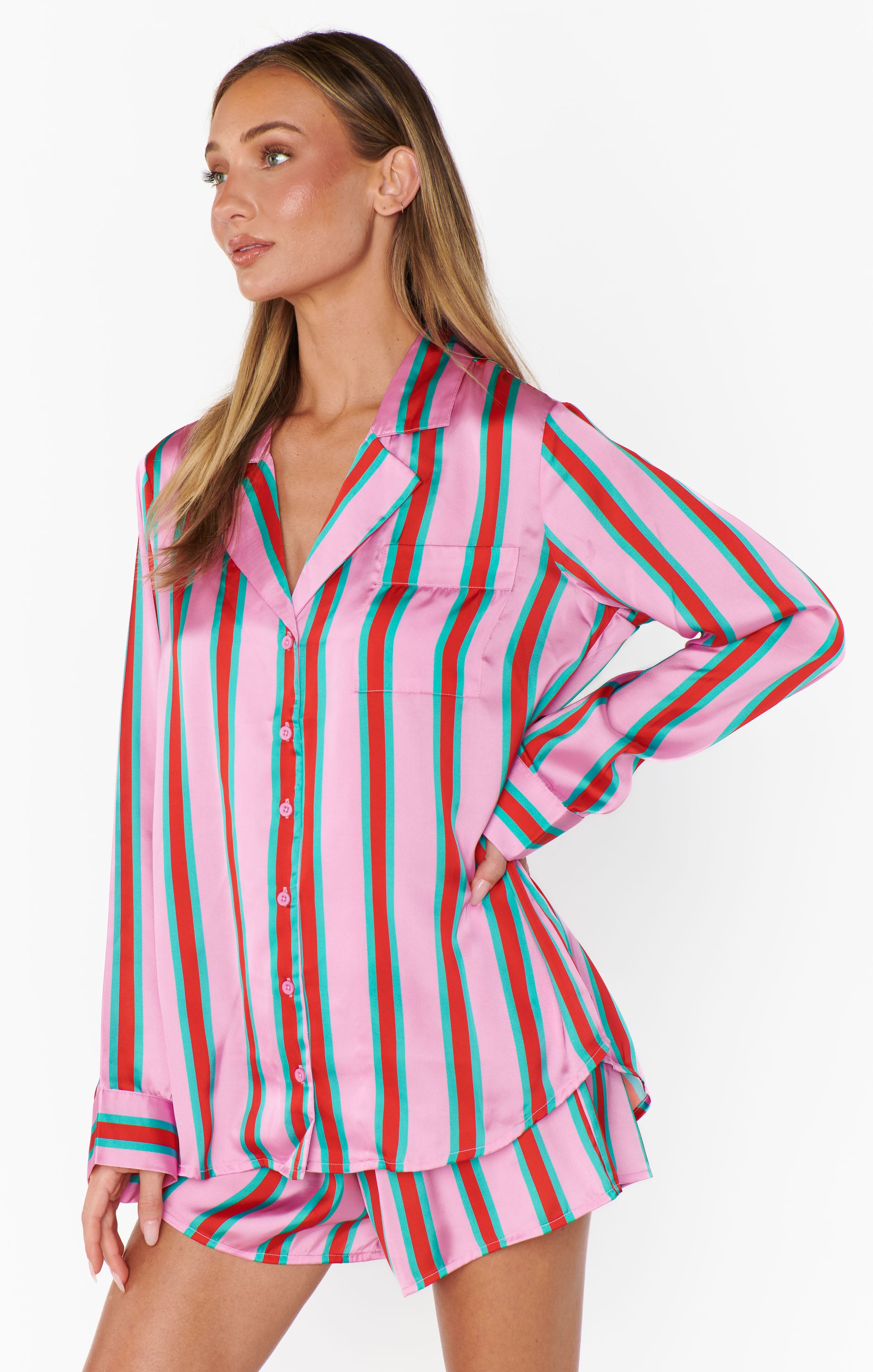 Show Me Your Mumu Beauty Sleep PJ Set Porto Stripe Silky*MARCH PRE-ORDER*