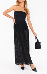 Show Me Your Mumu Diana Drop Waist Dress Black Lovely Lace*JANUARY PRE-ORDER*