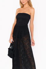 Show Me Your Mumu Diana Drop Waist Dress Black Lovely Lace*JANUARY PRE-ORDER*