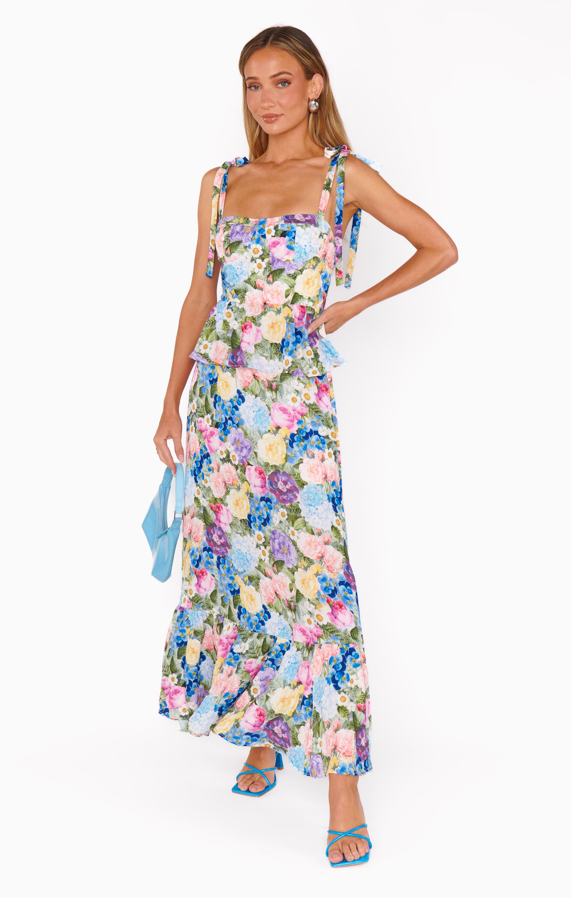 Show Me Your Mumu Paxton Midi Dress Flower Shop