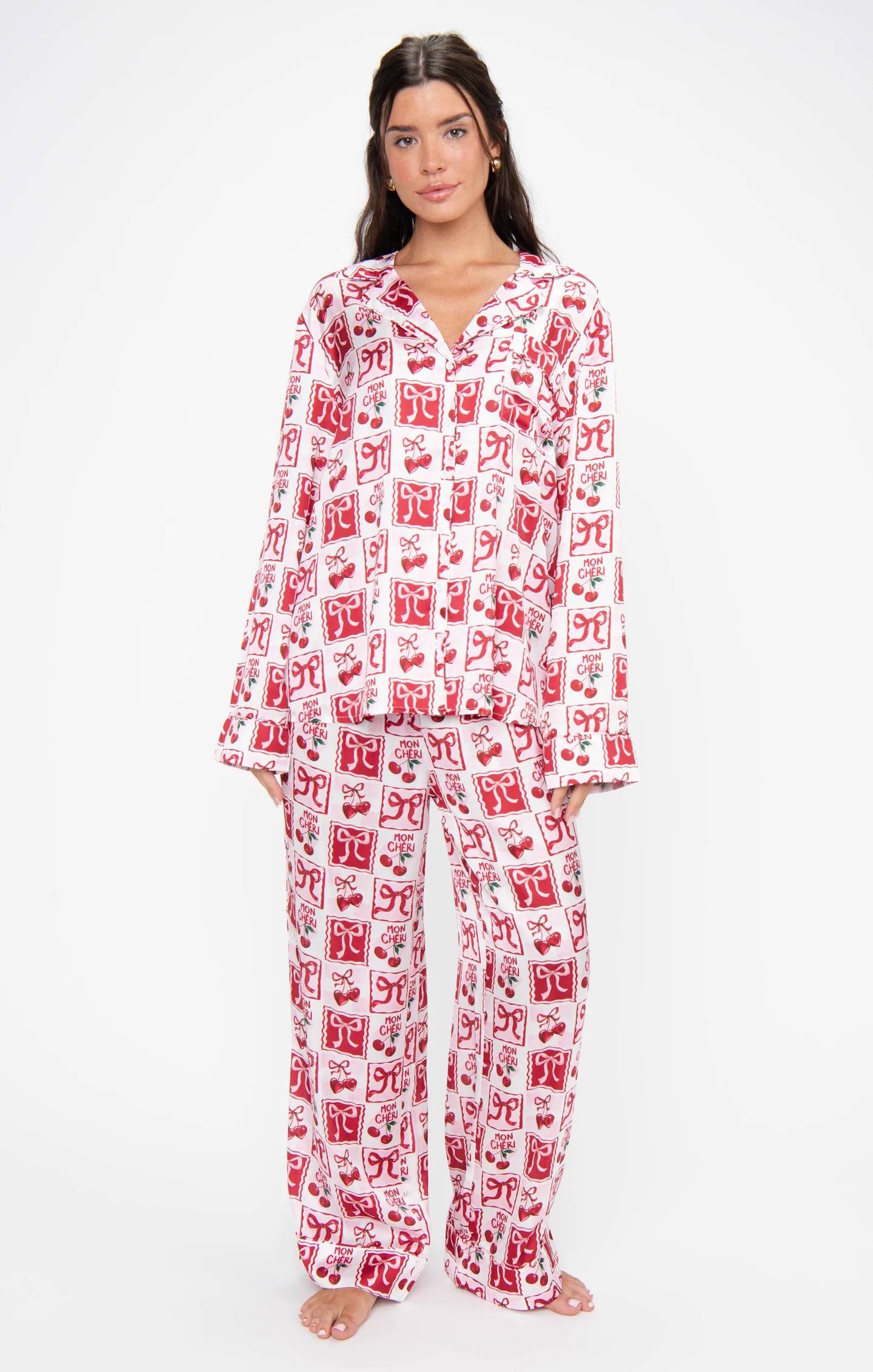 Show Me Your Mumu Classic PJ Set Mon Cheri Silky