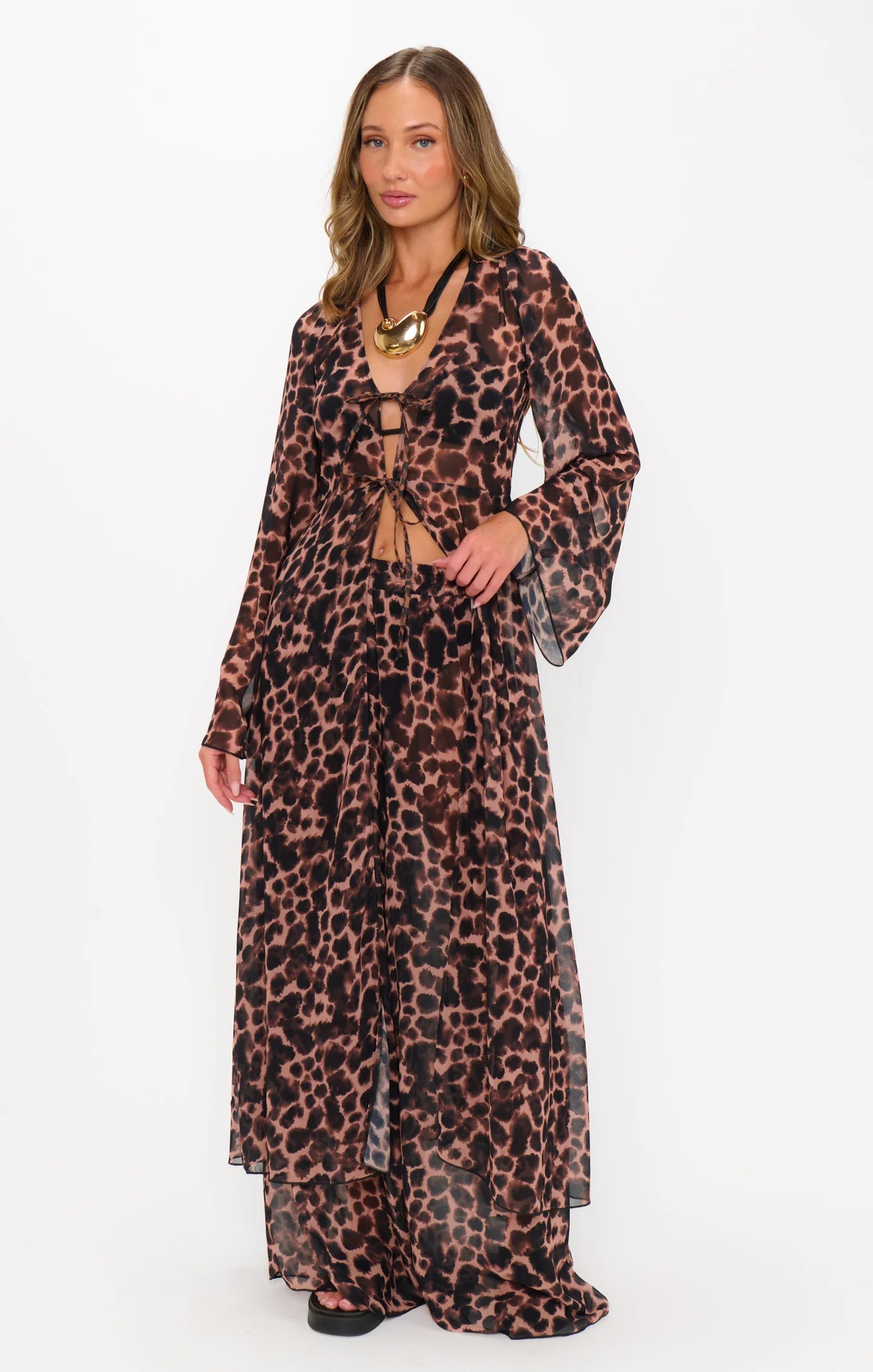Show Me Your Mumu Jet Setter Pants - Tortoise Shell