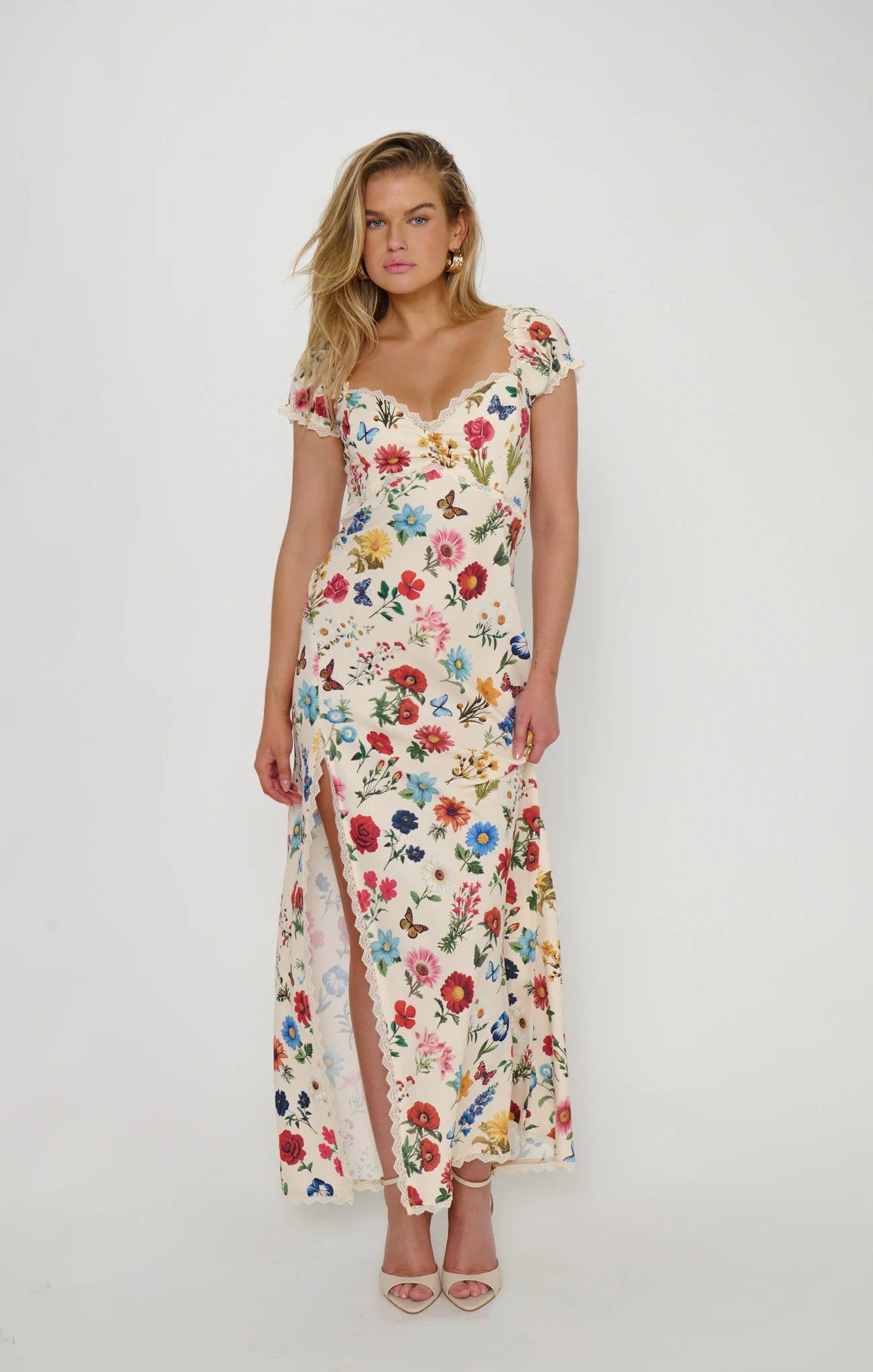 mumu maxi dress French Floral Maxi Dress - Show Me Your Mumu Nicola Sweetheart