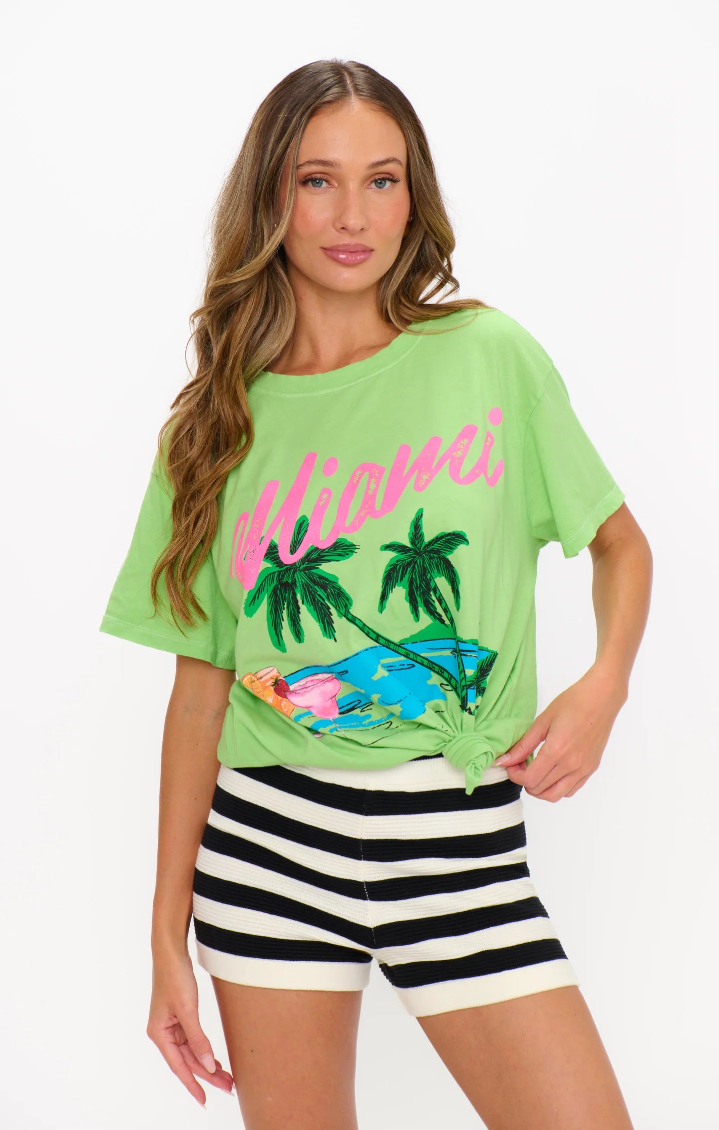 Show Me Your Mumu Travis Tee Miami Beach Graphic