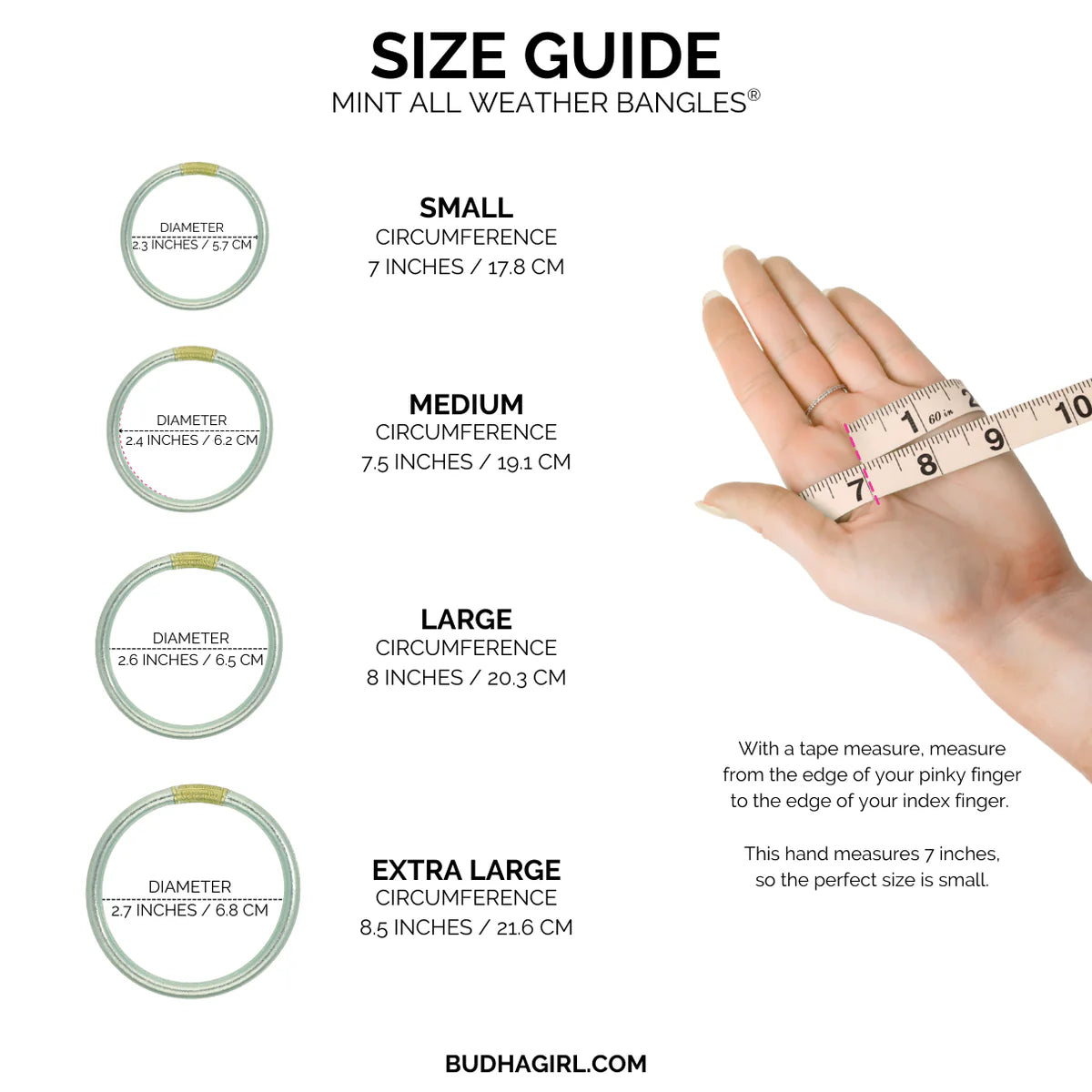 BuDha Girl Mint All Weather Bangles