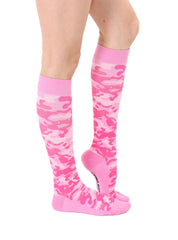 Living Royal Pink Camo Compression Socks