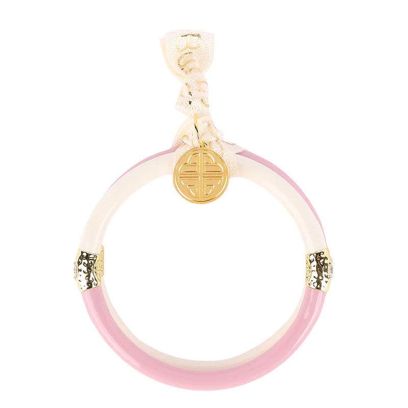 BudhaGirl Yin Yang All Weather Bangles Pink/Ivory