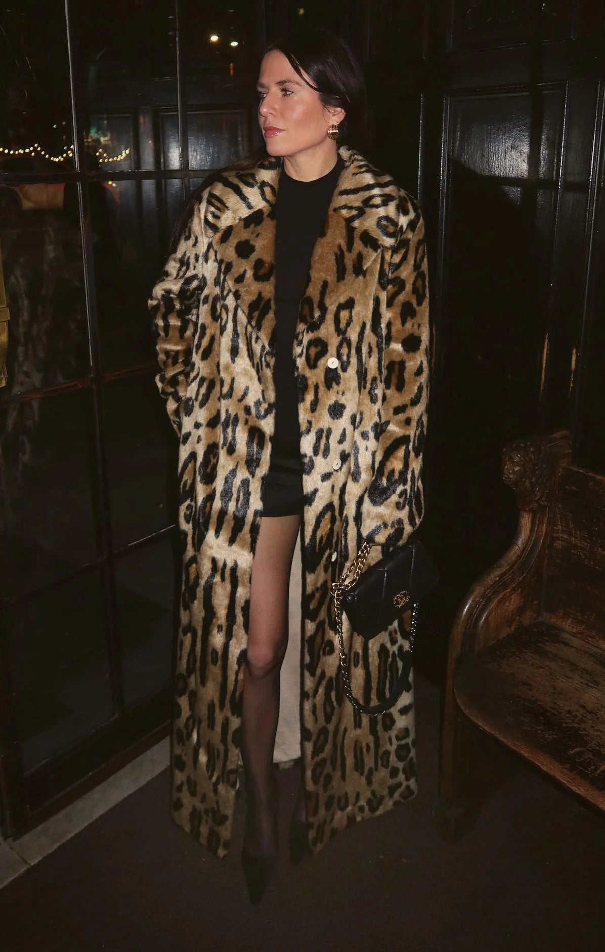 Show Me Your Mumu Miss Cindy Overcoat Feline Faux Fur