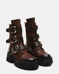 Steve Madden Roland Brown Leather Boot