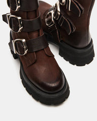 Steve Madden Roland Brown Leather Boot