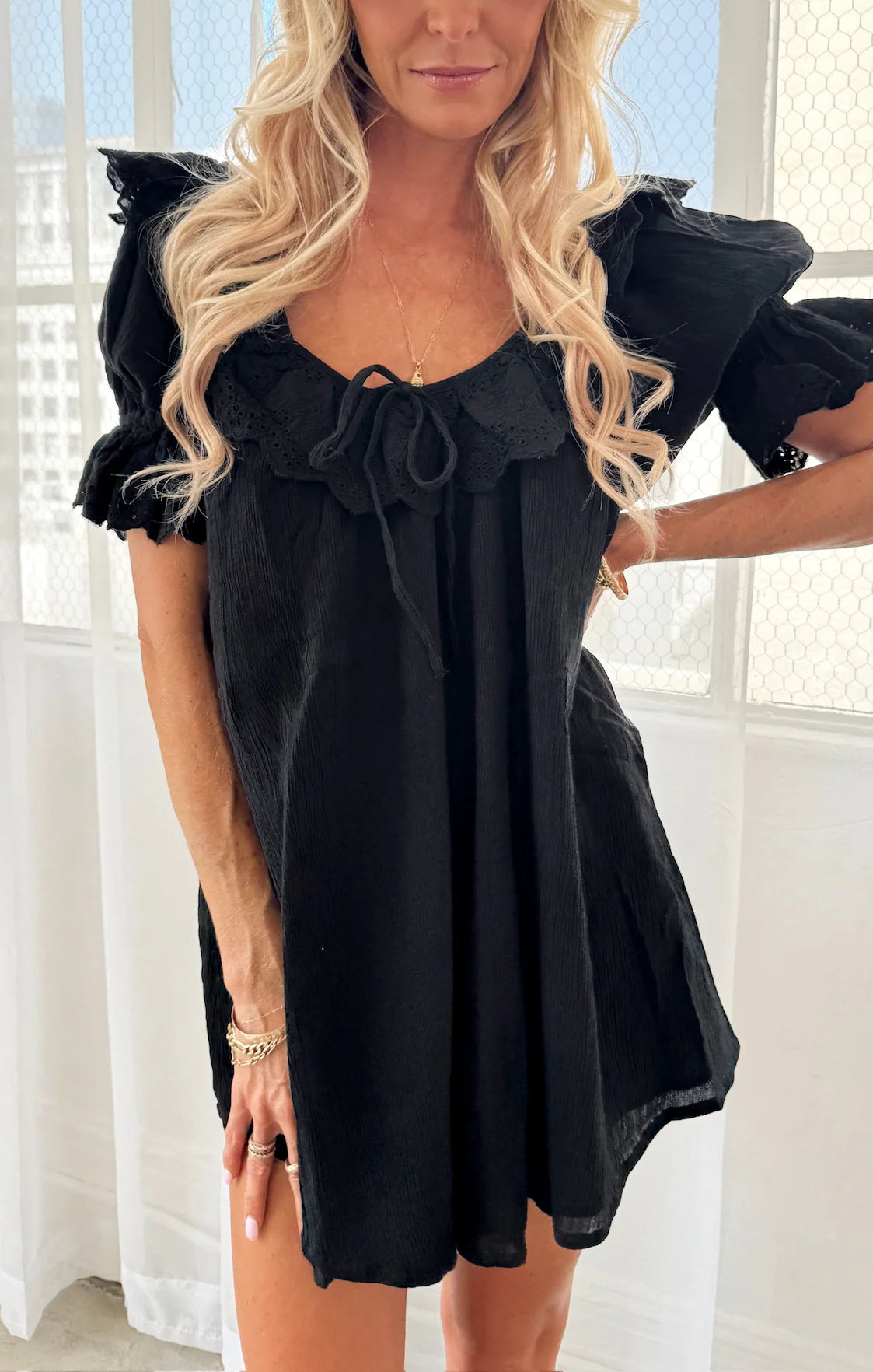 Show Me Your Mumu Toulouse Dress Black Voile
