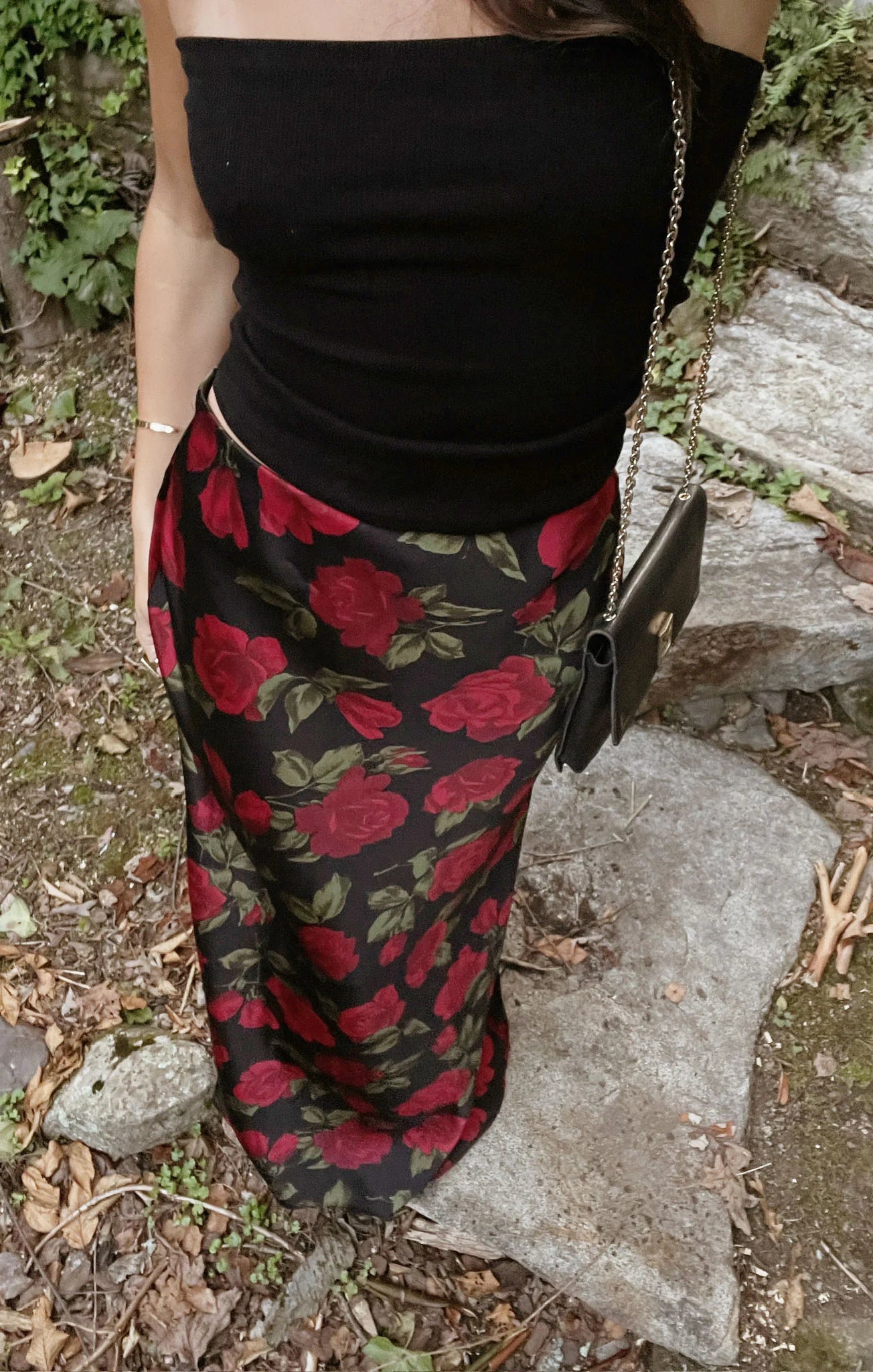 Show Me Your Mumu Maci Maxi Skirt Send Me Roses