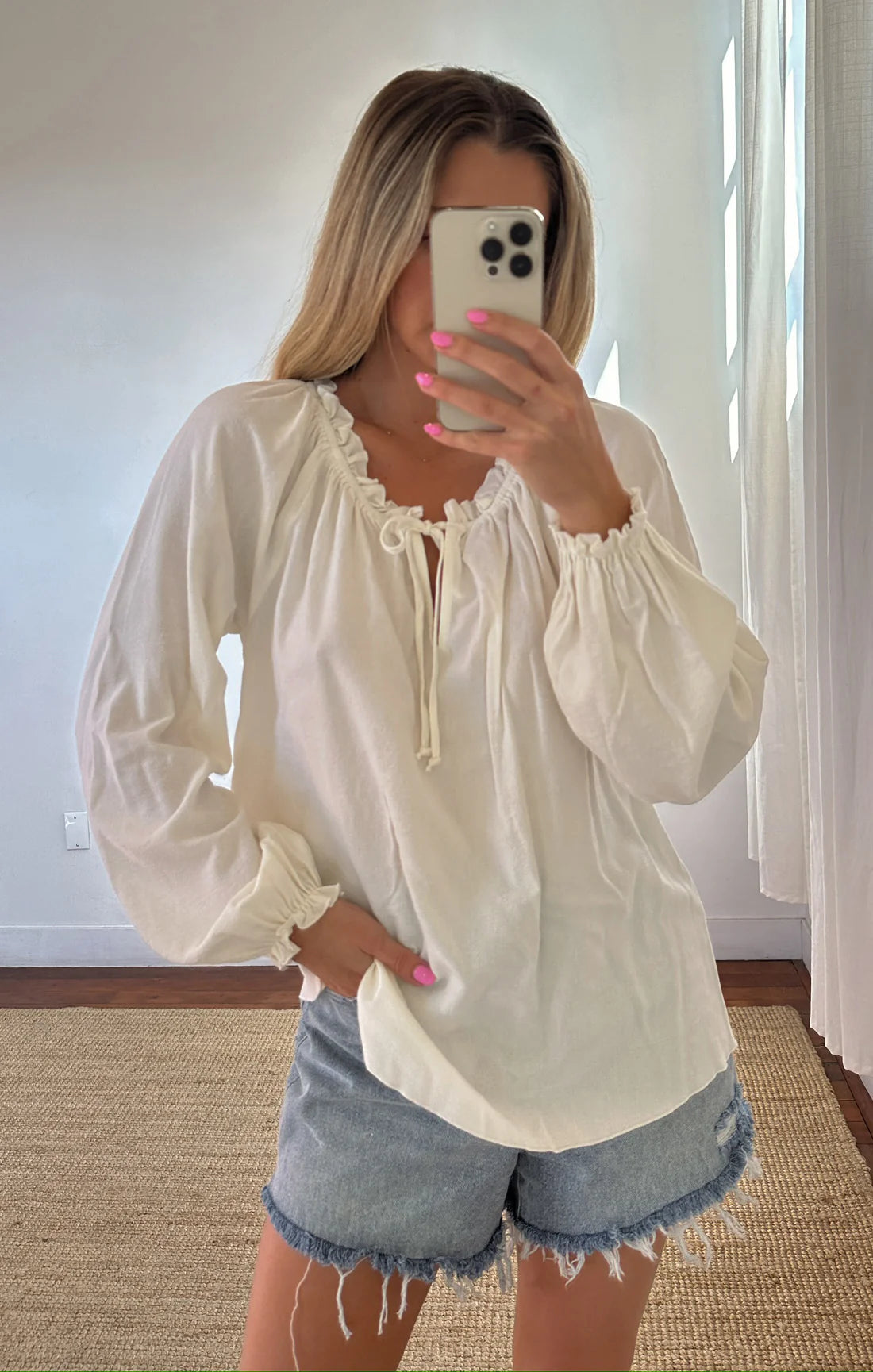 Show Me Your Mumu Margo Tunic White