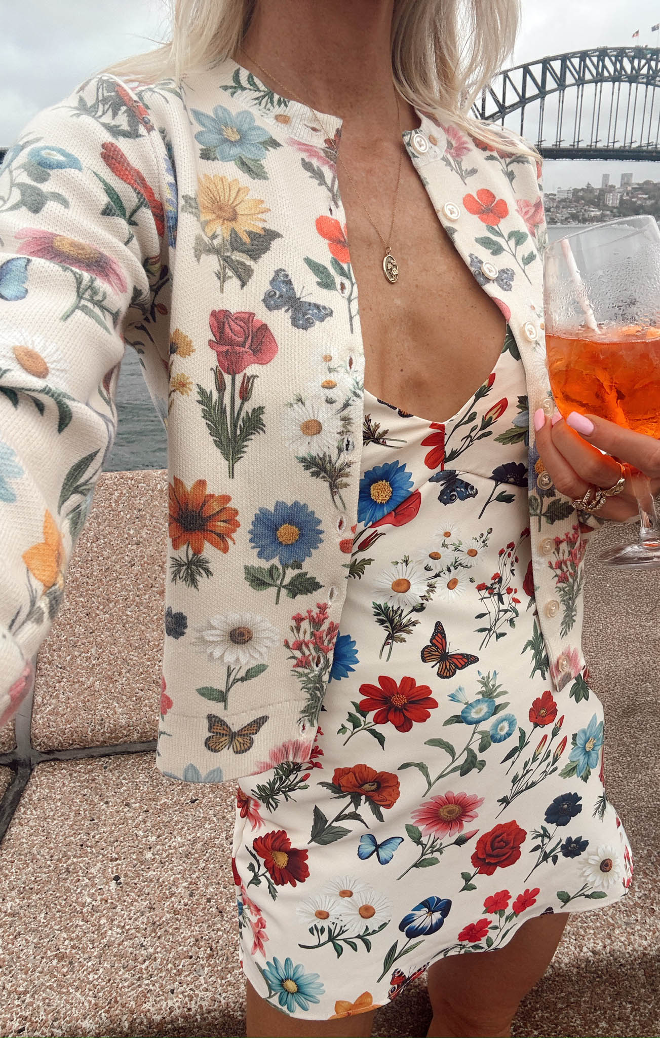 Show Me Your Mumu Cafe Cardigan French Floral Knit