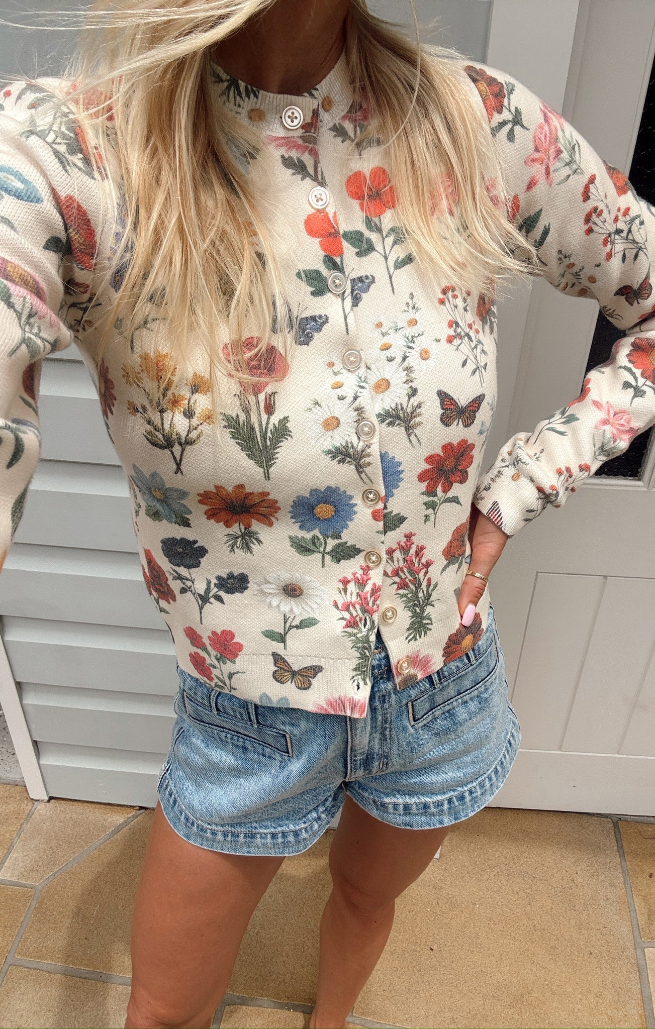 Show Me Your Mumu Cafe Cardigan French Floral Knit