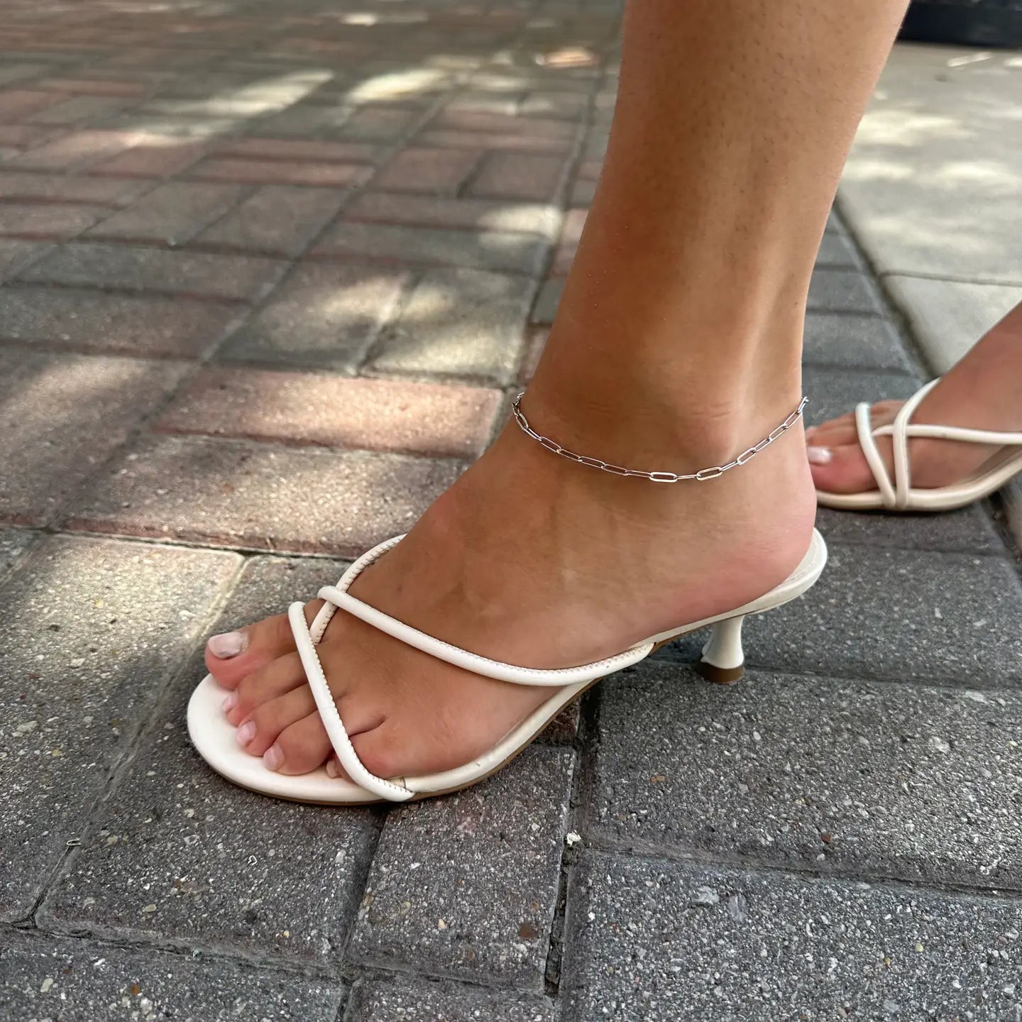 Nikki Smith Designs Waterproof Silver Sasha Anklet