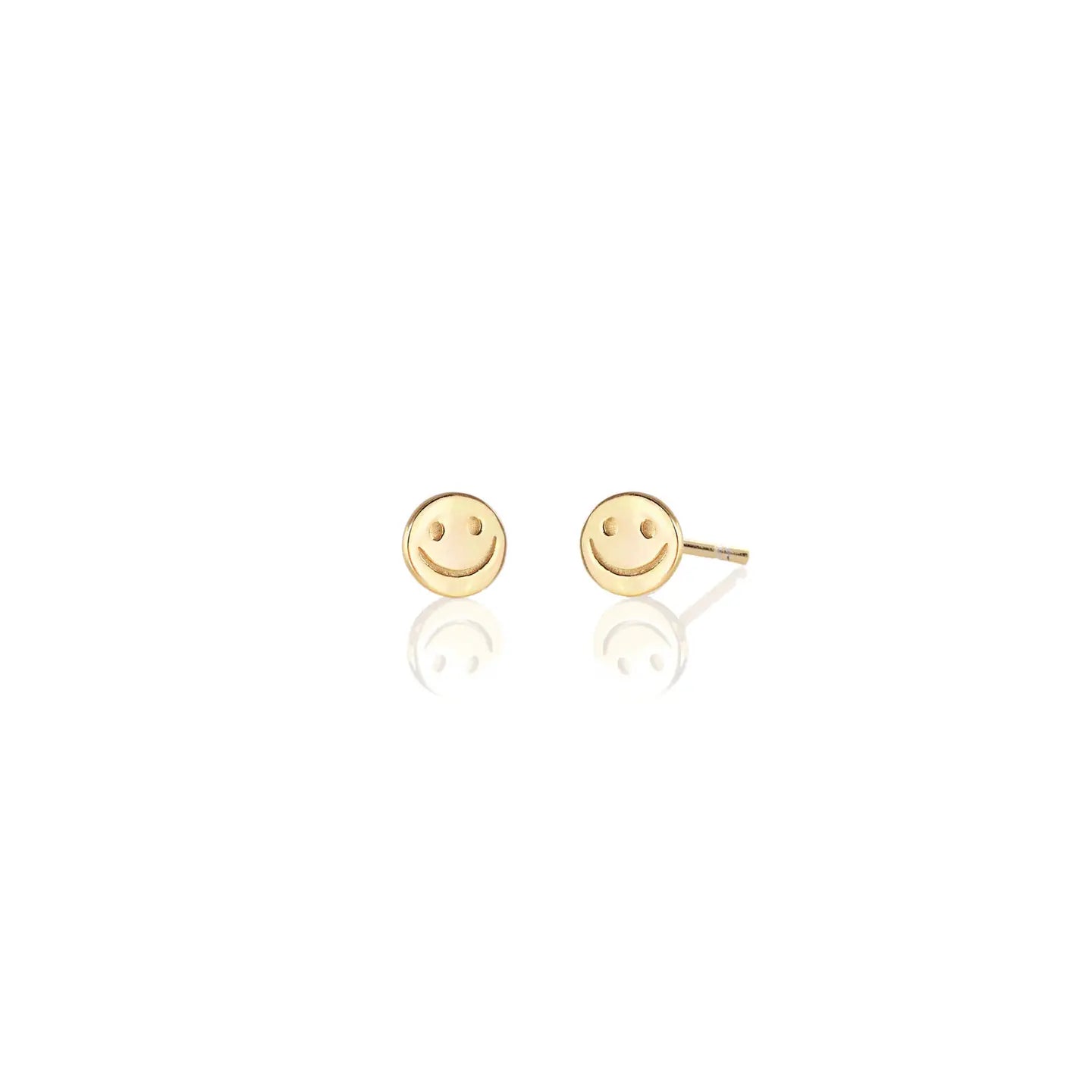 Kris Nations Happy Face Stud Earrings