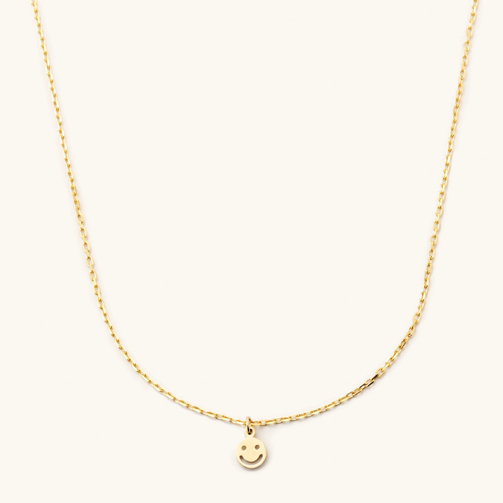 Nikki Smith Mini Smiley Face Necklace Waterproof