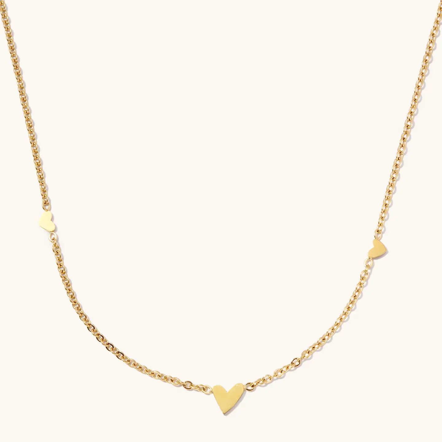 Nikki Smith Alice Triple Heart Necklace