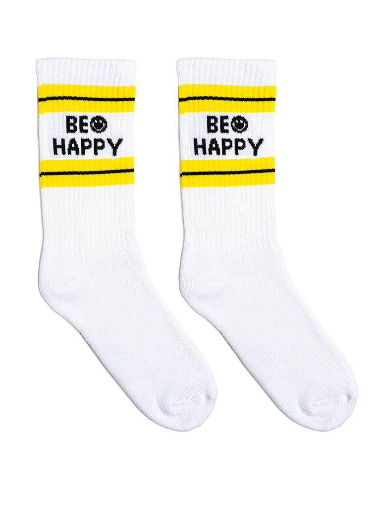 Living Royal Be Happy Classic Crew Socks