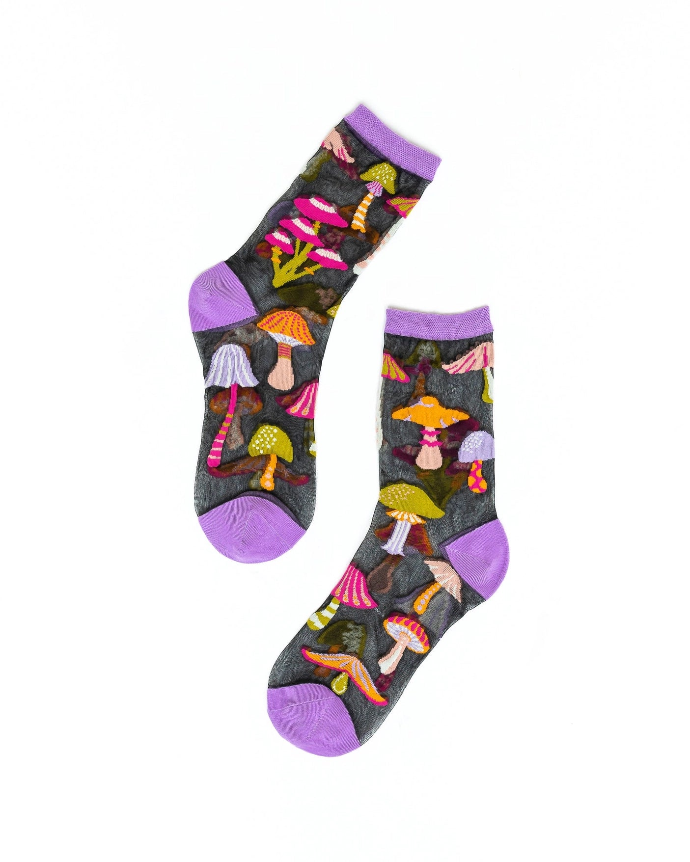 Sock Candy Magic Mushroom Sheer Socks