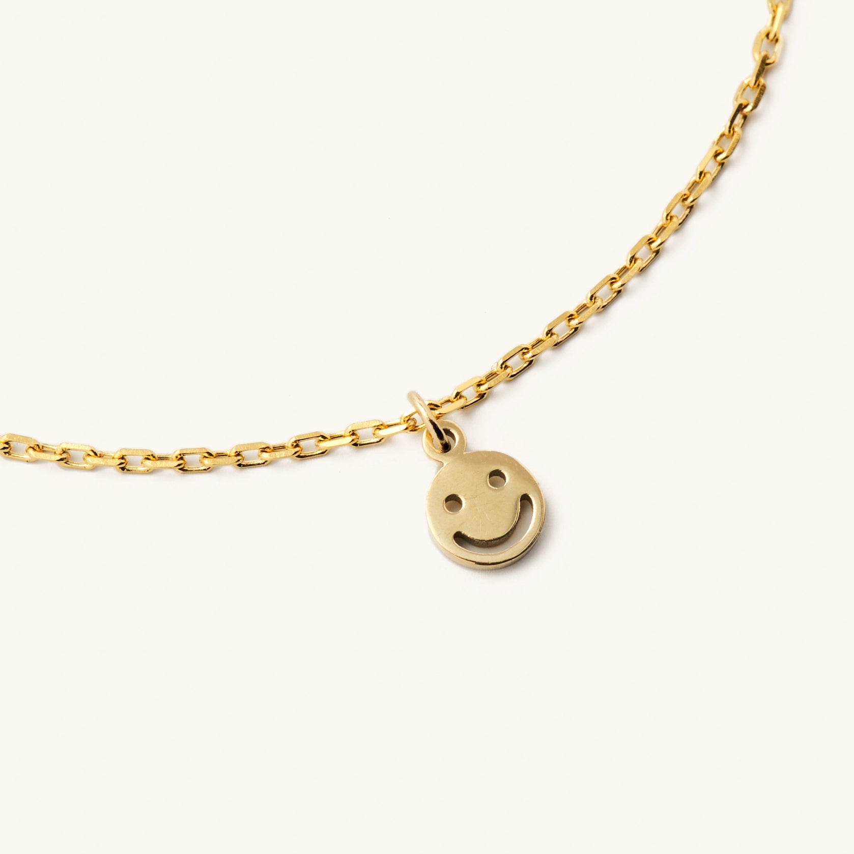 Nikki Smith Mini Smiley Face Necklace Waterproof