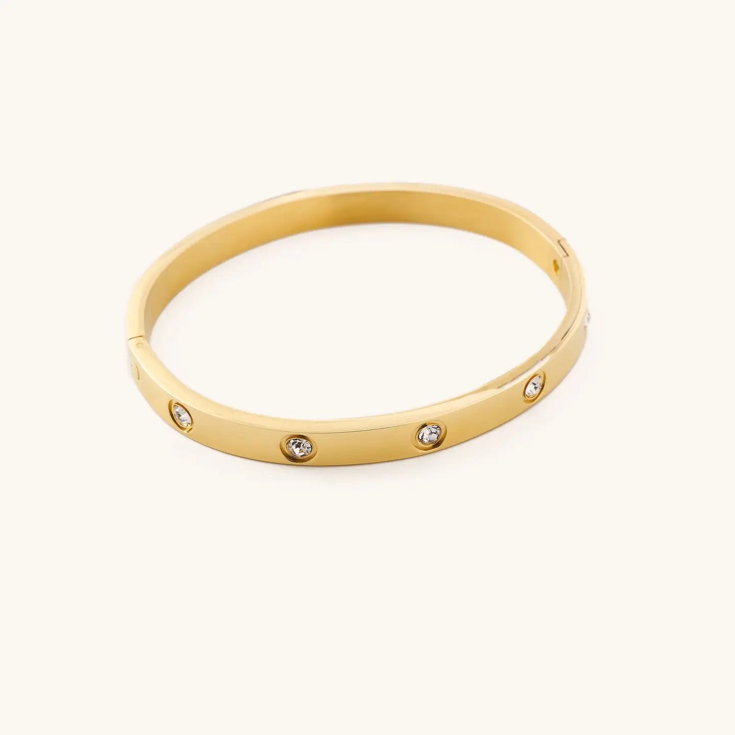 Nikki Smith Corinne Gold Bangle Bracelet