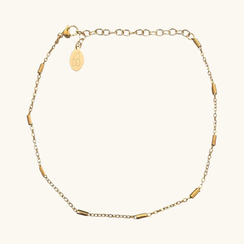 Nikki Smith Designs Waterproof Gold Piper Anklet