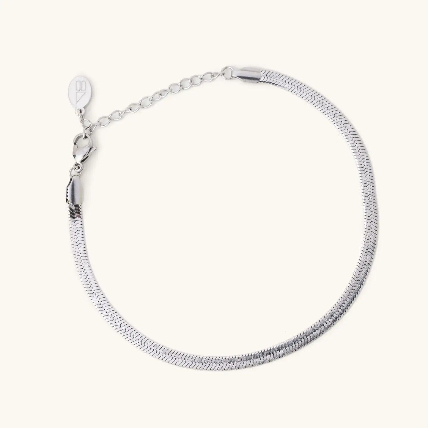 Nikki Smith Designs Silver Herringbone Anklet