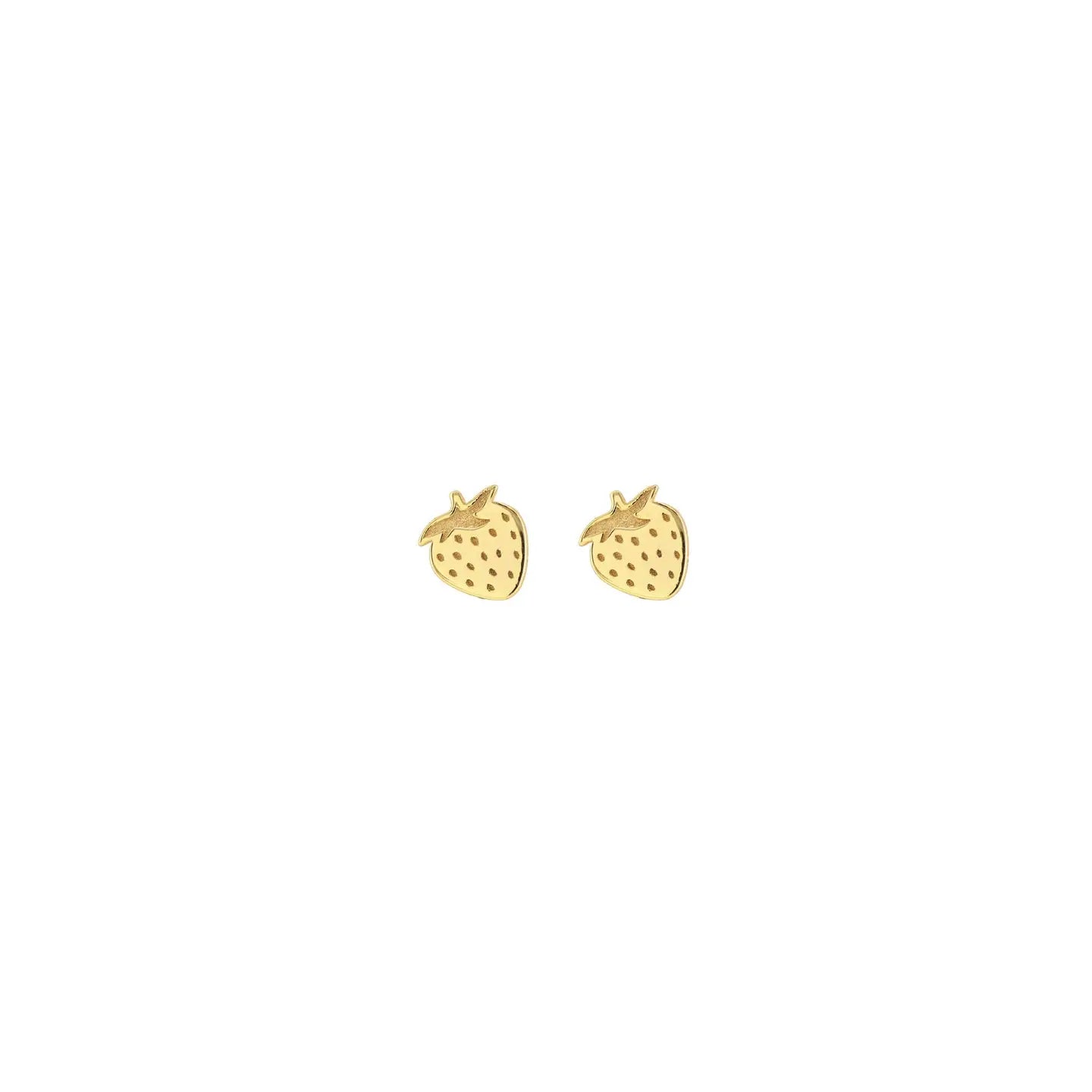 Kris Nations Strawberry Stud Earrings