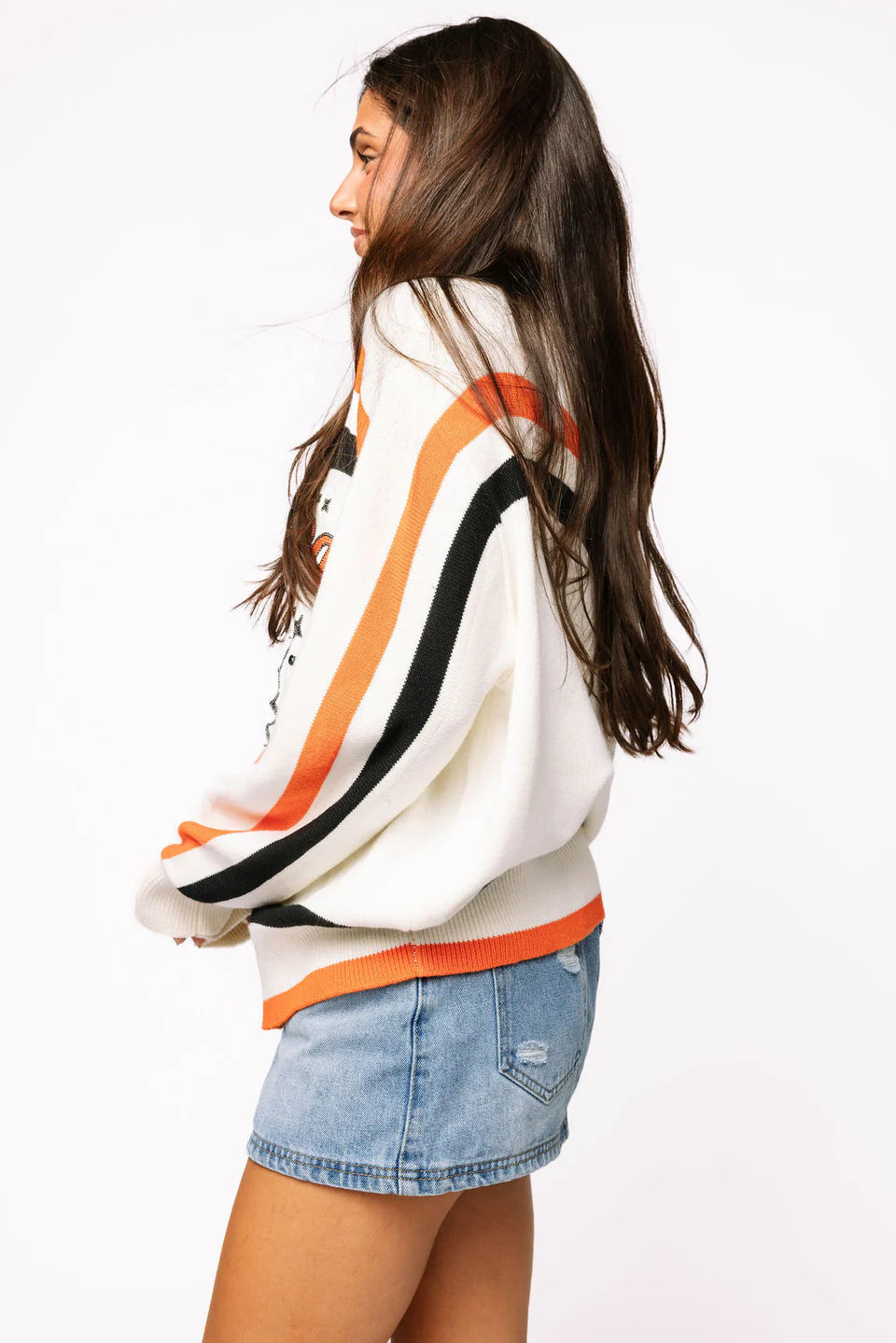 Queen of Sparkles Trick or Treat Long Sleeve Sweater