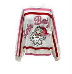 Queen of Sparkles Santa Baby Sweater