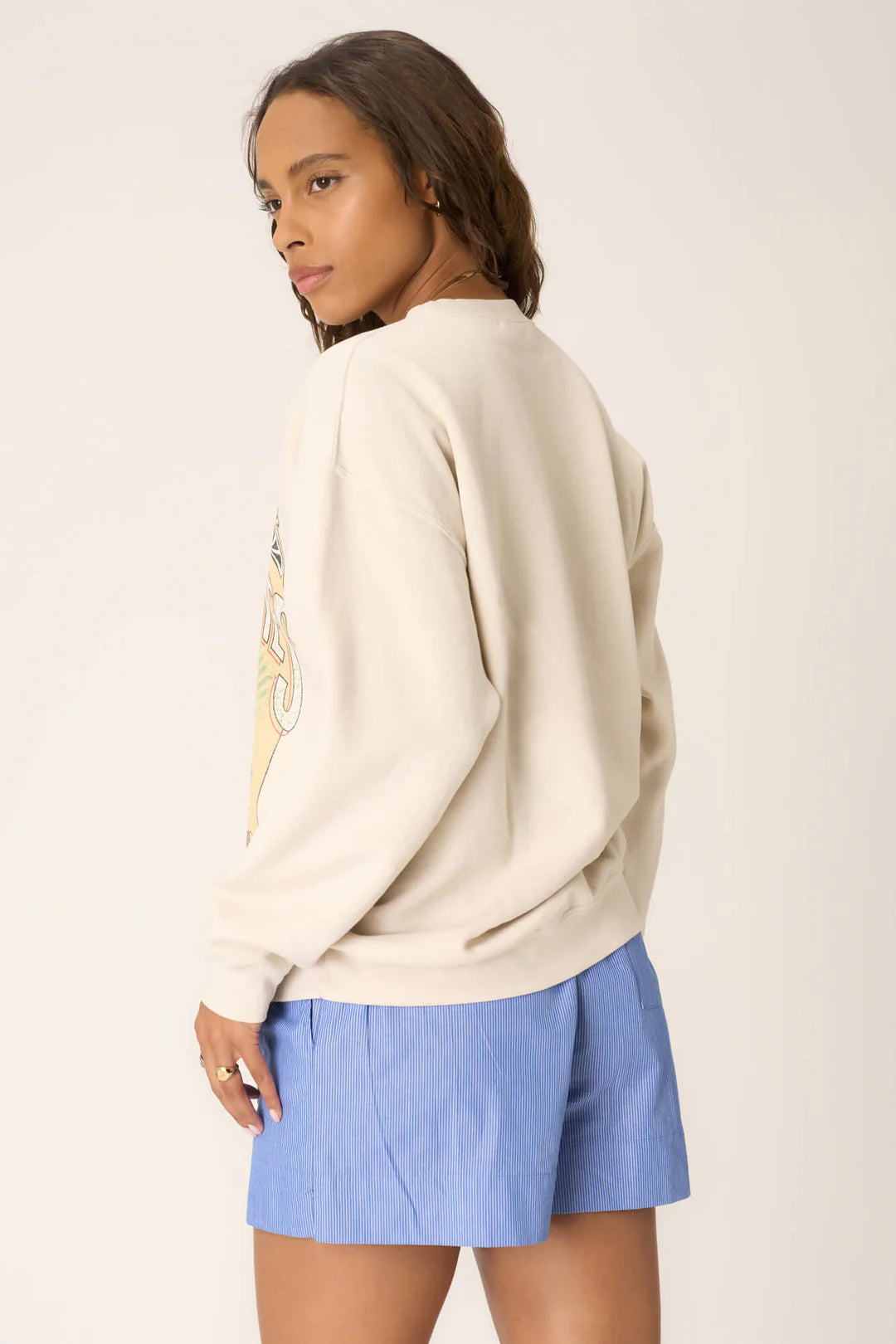 Project Social T Strawberries Oversized Sweatshirt