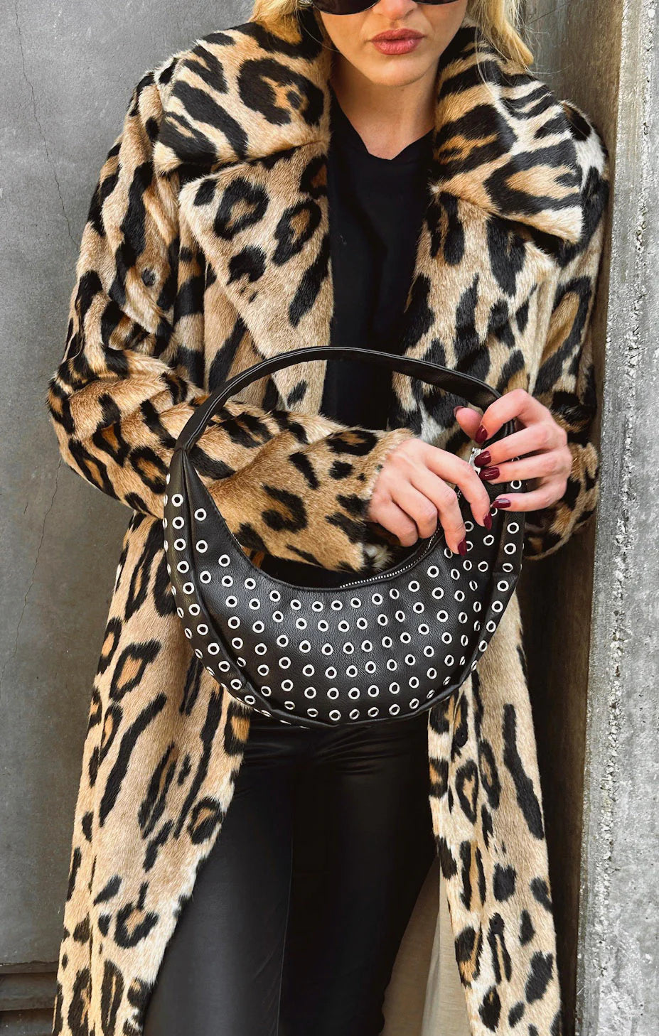 Show Me Your Mumu Miss Cindy Overcoat Feline Faux Fur