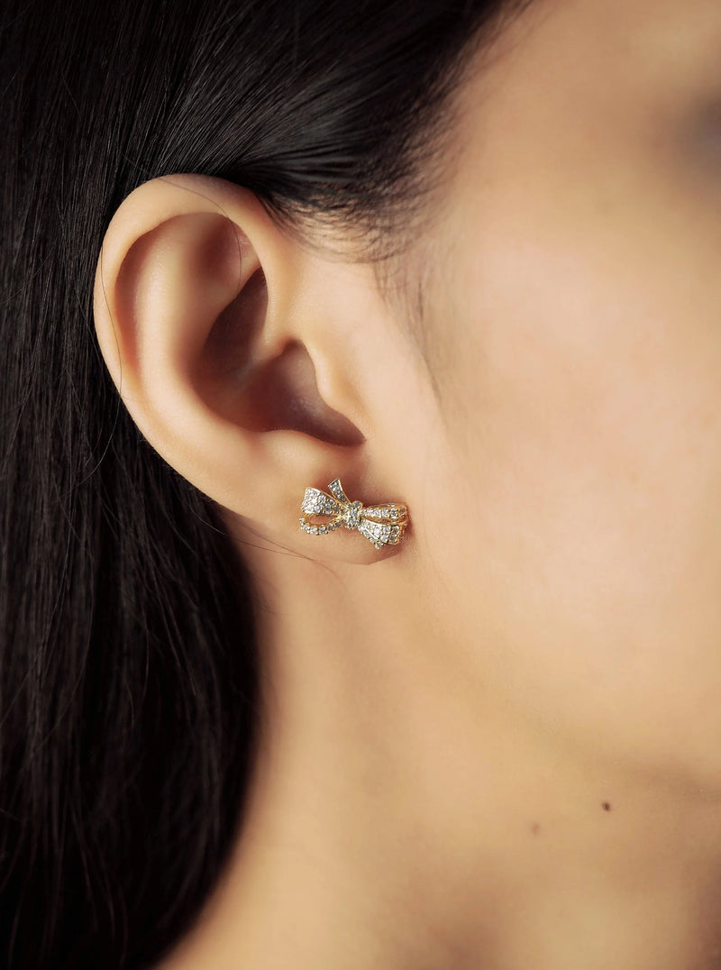 TAI Paved Cz Bow Studs