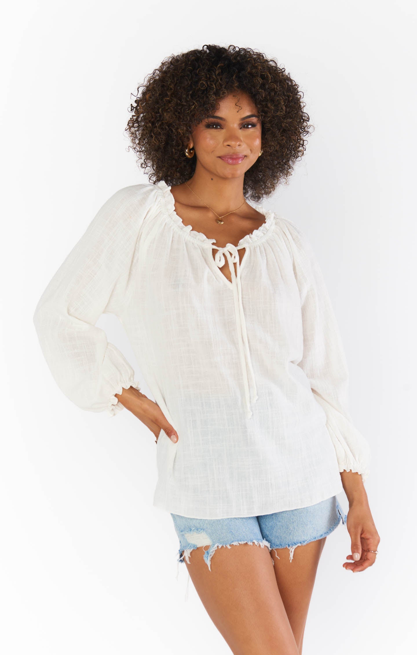 Show Me Your Mumu Margo Tunic White