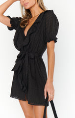 Show Me Your Mumu Marissa Dress Black Voile