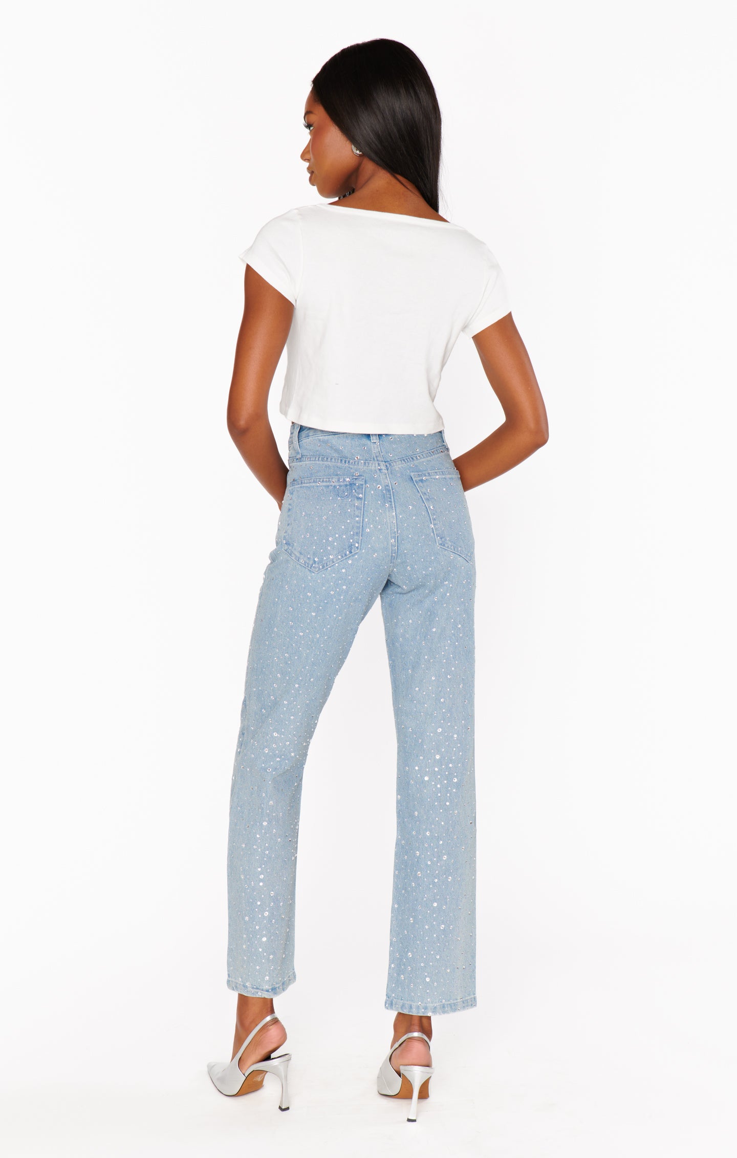 Show Me Your Mumu Icon Jeans Embellished Indigo