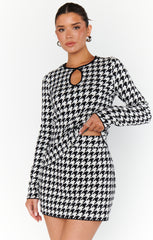 Show Me Your Mumu Tippi Top Houndstooth Knit