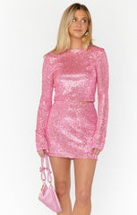 Show Me Your Mumu All Night Skort Party Pink Sequins