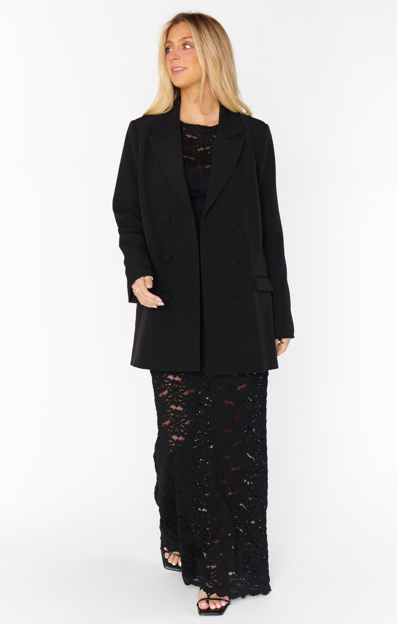 Show Me Your Mumu Anjelica Maxi Dress Black Lace